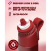 Gen 2 Steel Bottles Rich Ruby