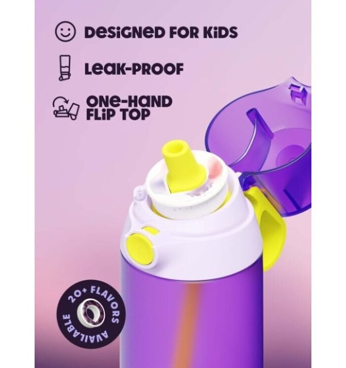 Sipper Bottles Squid Purple